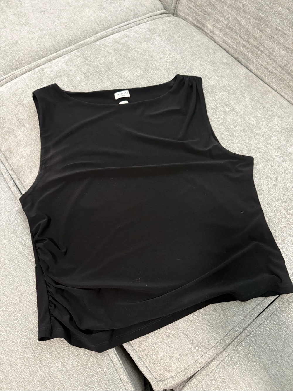 Babaton Black Sleeveless Tank Top